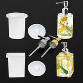 Διανομέας Pump Bottle Resin Mold DIY Lotion Soap Dispensers Καλούπια σιλικόνης για σαμπουάν κουζίνας μπάνιου αποθήκευσης βάζα φόρμα