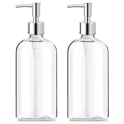 Stakleni dozator sapuna s pumpicom, dozatori sapuna za kupaonsku ploču, dozator za sapun za ruke za kuhinju