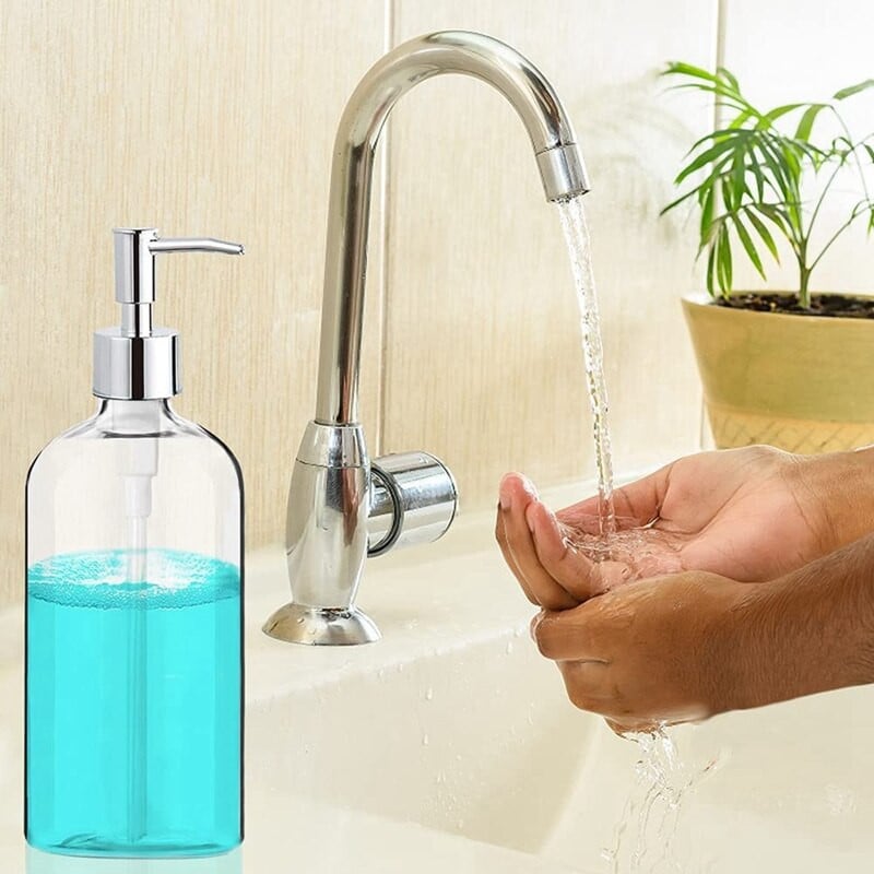Stakleni dozator sapuna s pumpicom, dozatori sapuna za kupaonsku ploču, dozator za sapun za ruke za kuhinju
