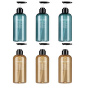 3 ΤΕΜ 300/500ml Μπάνιο Φορητό Σαπούνι Διανομείς Λοσιόν Σαμπουάν Αφρόλουτρο Θήκη Σαπουνιού Δοχείο Άδειο Μπουκάλι Αντλίας Μπάνιου Αρχική