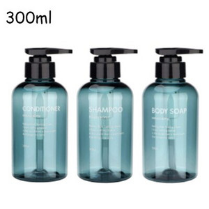3db/készlet Fürdőszoba samponos flakon nagy kapacitású szappanadagoló szett Újratölthető kézi szappan tusfürdős balzsam flakon 300/500ml