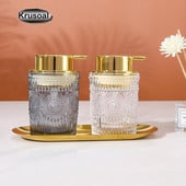 300 ml-es 400 ml-es üvegszappan-adagoló fürdőszobai habhab üres utántöltős palackozó kézfertőtlenítő tusfürdő sampon habzó flakon