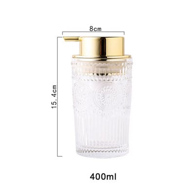 300 ml-es 400 ml-es üvegszappan-adagoló fürdőszobai habhab üres utántöltős palackozó kézfertőtlenítő tusfürdő sampon habzó flakon