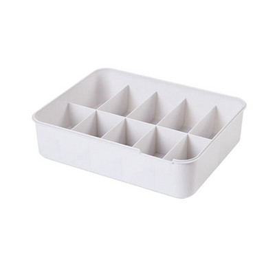 Műanyag fehérnemű tároló zokni fiók rendszerezők nedvességálló fiók tároló doboz Ruhásszekrény tároló sál Szervező doboz