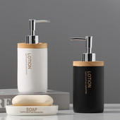 400 ml-es lotion szappanadagoló flakon Kreatív kézfertőtlenítő sampon nyomópalack Csúcskategóriás tusfürdő mosószer tároló Co.