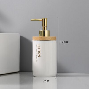 400 ml-es lotion szappanadagoló flakon Kreatív kézfertőtlenítő sampon nyomópalack Csúcskategóriás tusfürdő mosószer tároló Co.