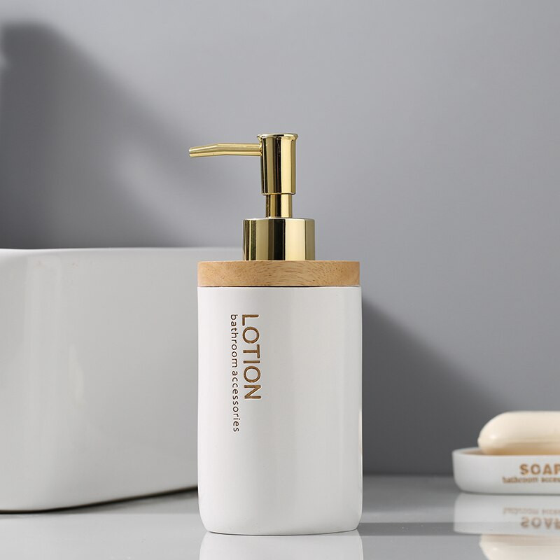 400 ml-es lotion szappanadagoló flakon Kreatív kézfertőtlenítő sampon nyomópalack Csúcskategóriás tusfürdő mosószer tároló Co.