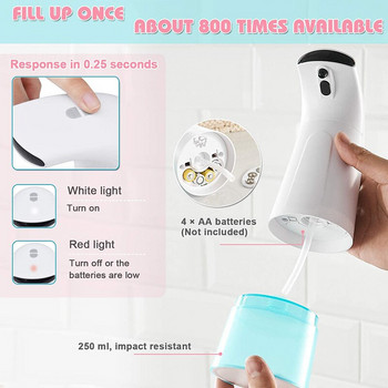 Дозатор за сапун с пяна Автоматична пералня за измиване на ръце Инфрачервен сензор Разпенващ се безконтактен дозатор за сапун за баня Кухненски аксесоар