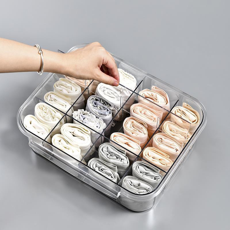 Organizatoare sertare Organizator de depozitare pentru cutie de lenjerie intima sutien chiloți șosete garderoba de depozitare dulap dormitor dressing