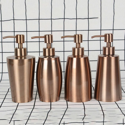 Dozator de săpun din oțel inoxidabil 304 Dispenser de săpun pentru sticle de dezinfectant de mâini Rose Gold
