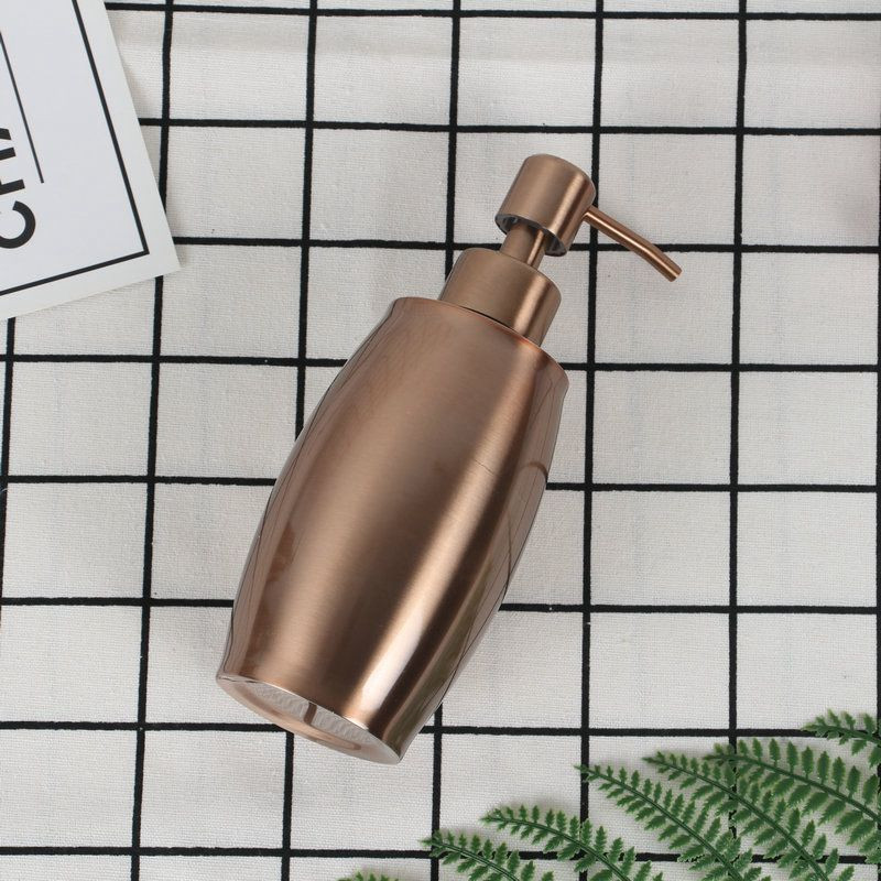 304 rozsdamentes acél szappanadagoló Rose Gold kézfertőtlenítő palackos szappanadagoló adagoló