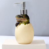 560 ml-es Dinosaur Shape Lotion palack kézfertőtlenítő flakon Fürdőszoba sampon tusfürdős palackok Üres flakonok Szappan adagoló