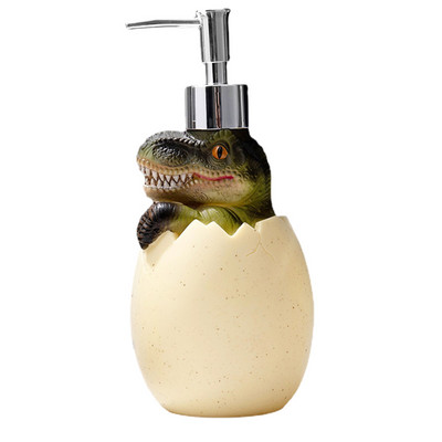 560 ml-es Dinosaur Shape Lotion palack kézfertőtlenítő flakon Fürdőszoba sampon tusfürdős palackok Üres flakonok Szappan adagoló