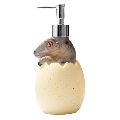 560 ml-es Dinosaur Shape Lotion palack kézfertőtlenítő flakon Fürdőszoba sampon tusfürdős palackok Üres flakonok Szappan adagoló