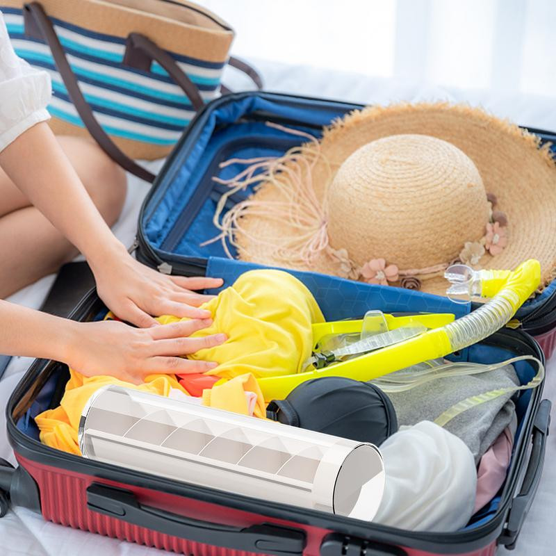 6 rácsos zokni tároló rendszerező doboz összecsukható szekrény fiókos rendszerezők ruhák szekrények alsónadrág tároló doboz átlátszó borítással