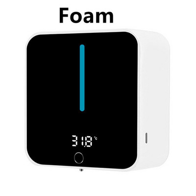 UOSU LIFE Naujas automatinis indukcinių putų muilo dozatorius LED dezinfekcinis muilo dozatorius 400ml bekontakčiai vonios reikmenys