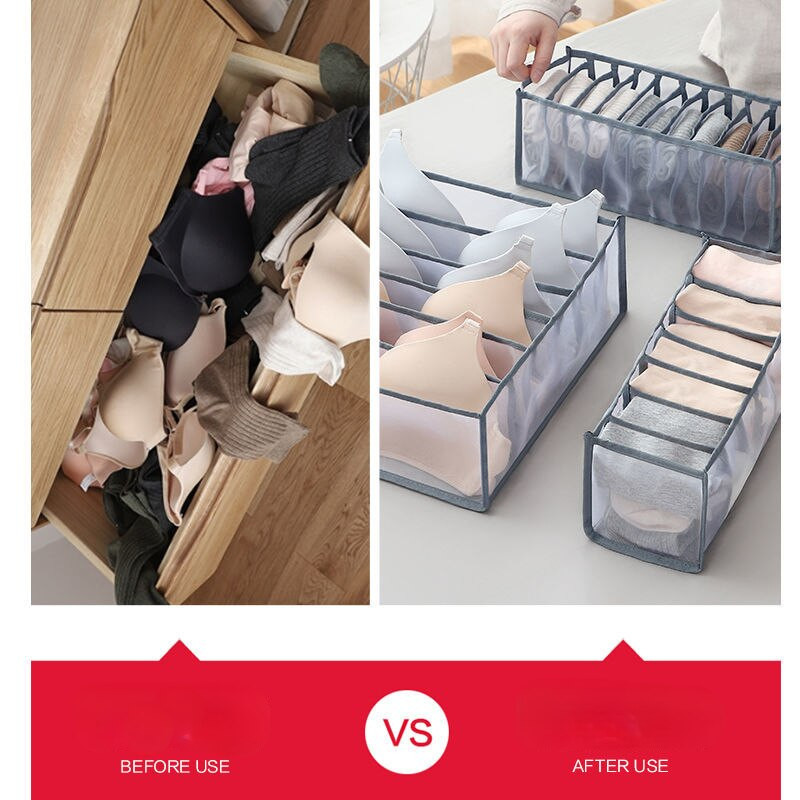 Zokni Tároló doboz Fiók Zokni rendszerező Ruhásszekrény Szekrény Rendezők Melltartó alsóneműhöz Doboz csalánkiütés Szervező Fiókok szervezése