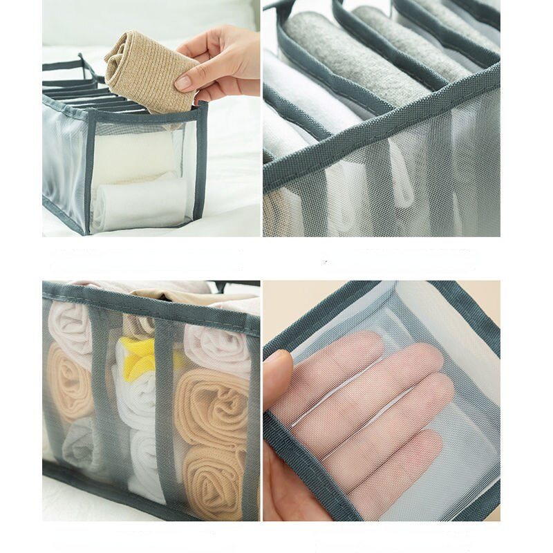 Zokni Tároló doboz Fiók Zokni rendszerező Ruhásszekrény Szekrény Rendezők Melltartó alsóneműhöz Doboz csalánkiütés Szervező Fiókok szervezése