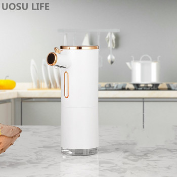 UOSU Liquid Soap Dispenser 400Ml Automatic LED Intelligent Touchless Sensor Induction Wash για Εξοπλισμός Μπάνιου Κουζίνας