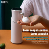 UOSU új automatikus indukciós szappanadagoló USB habos kézi mosógép konyhai infra érzékelő adagoló fürdőszobai kiegészítők