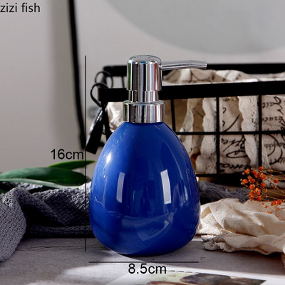 Keramička boca šampona, losiona, dozatora sapuna, kupaonica, prijenosna dezinfekcija ruku, spremnik za dezinfekciju, kućanska preša