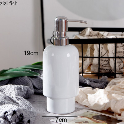Keramička boca šampona, losiona, dozatora sapuna, kupaonica, prijenosna dezinfekcija ruku, spremnik za dezinfekciju, kućanska preša