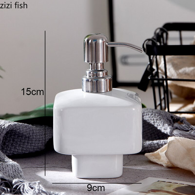Keramička boca šampona, losiona, dozatora sapuna, kupaonica, prijenosna dezinfekcija ruku, spremnik za dezinfekciju, kućanska preša