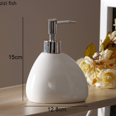 Keramička boca šampona, losiona, dozatora sapuna, kupaonica, prijenosna dezinfekcija ruku, spremnik za dezinfekciju, kućanska preša