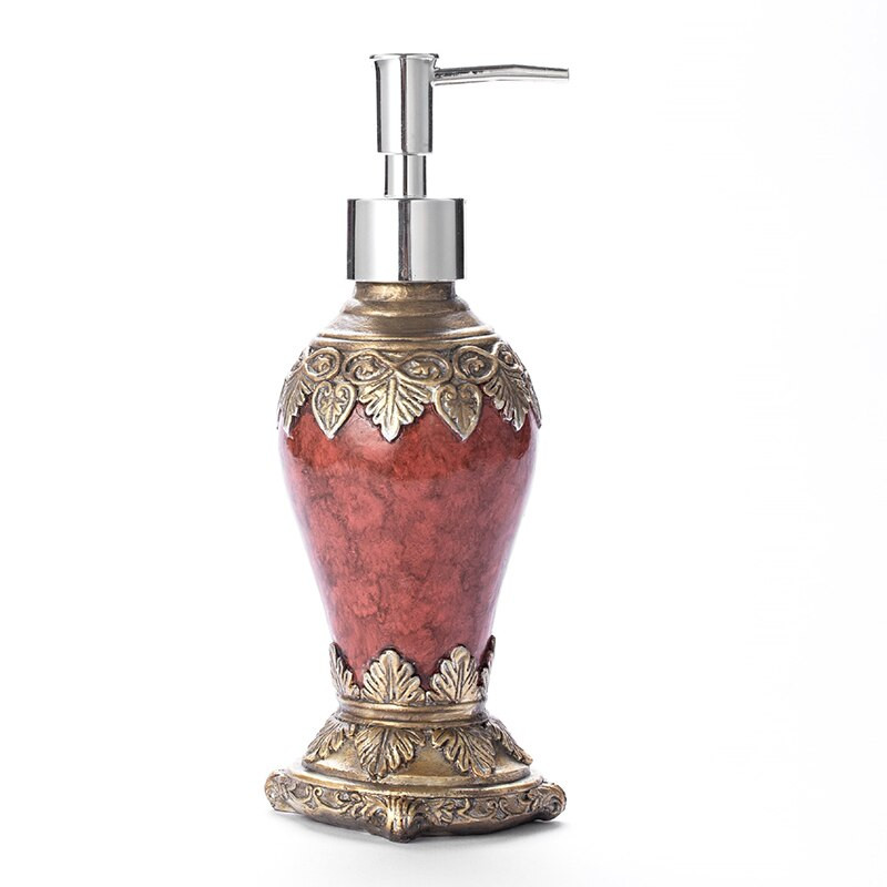 300 ml presspump tühi pudel, korduvtäidetav euroopa stiilis retrošampoon losjoon Vedelseep Vannitoa seebi jaotur