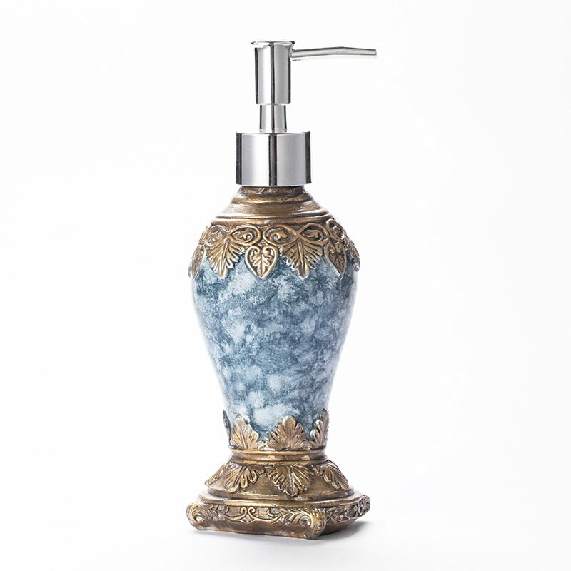 300 ml presspump tühi pudel, korduvtäidetav euroopa stiilis retrošampoon losjoon Vedelseep Vannitoa seebi jaotur