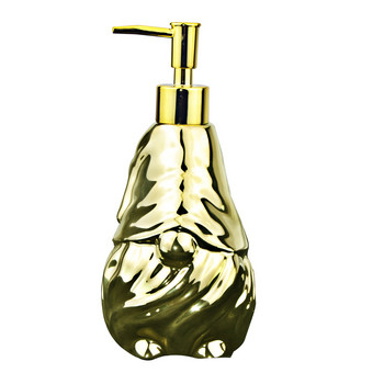 450Ml Mr Christmas Santa Tree Art Ceramic Hand Soap Dispenser Perfume Pump Filling Lotion Bottle Best Gift Kitchen Bath Hotel