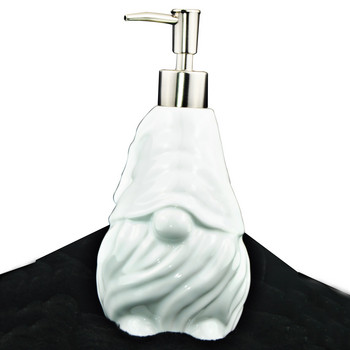 450Ml Mr Christmas Santa Tree Art Ceramic Hand Soap Dispenser Perfume Pump Filling Lotion Bottle Best Gift Kitchen Bath Hotel