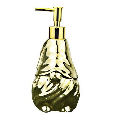450 ml Mr Christmas Santa Tree Art kerámia kézi szappanadagoló parfüm pumpa kitöltő lotion palack Legjobb ajándék konyhafürdő szálloda