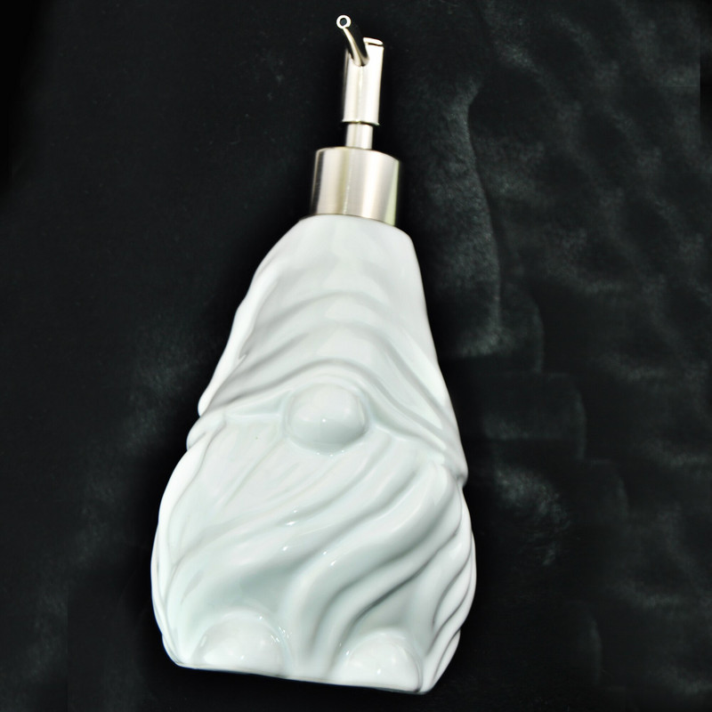 450 ml Mr Christmas Santa Tree Art kerámia kézi szappanadagoló parfüm pumpa kitöltő lotion palack Legjobb ajándék konyhafürdő szálloda