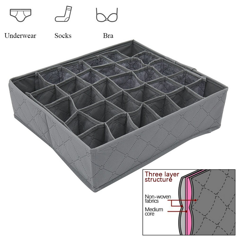 Sulankstomi apatiniai Stalčių Tvarkyklės Skirstytuvai Spintelė Drabužių laikymo Dėžutė Liemenėlėms Šalikai Kaklaraiščiai Kojinės Dėžutės