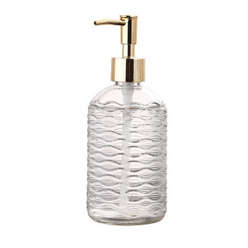 400ml Soap Dispenser Chic Glass Refill Empty Bottle Home Hotel Μπάνιο Conditioner Hand Soap Shampoo Bottle Detergent δοχείο