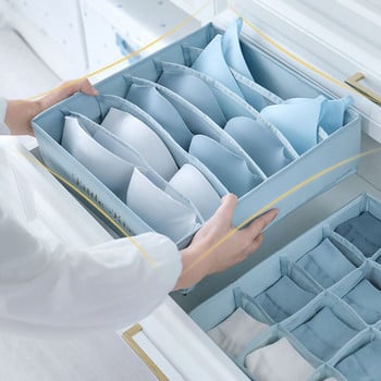 Сгъваеми чекмеджета за бельо Органайзери Сутиени за дрехи Чорапи Разделители Гардероб Шкаф Кутия за съхранение Закуски Калъф за разни вещи Аксесоари