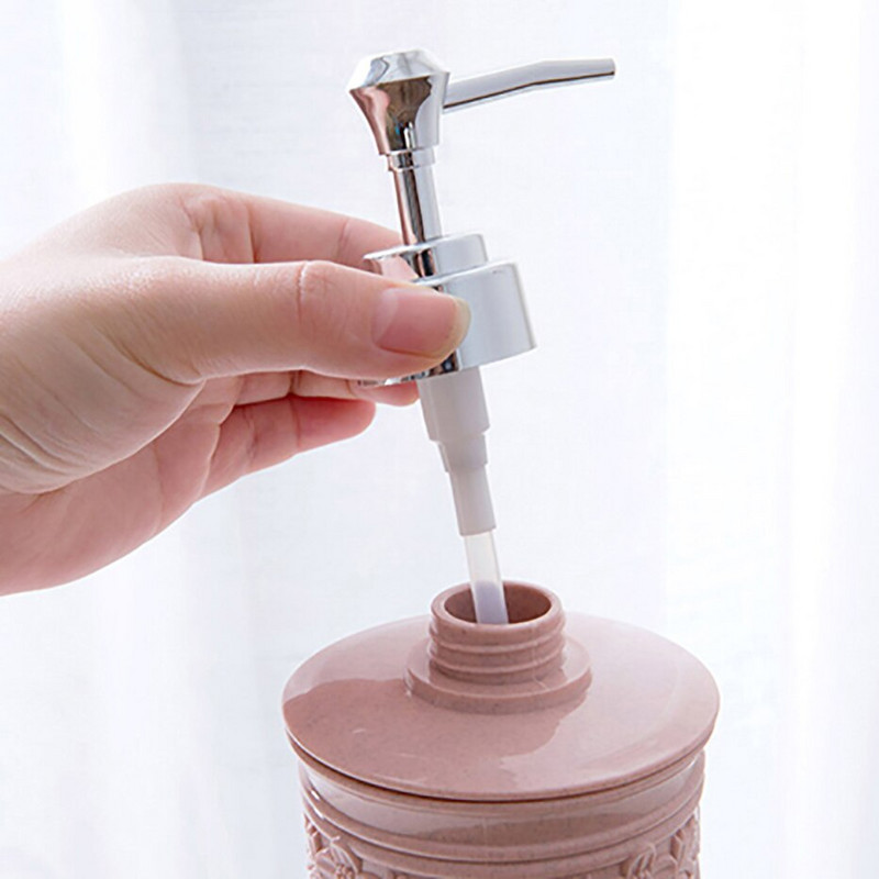 400 ml folyékony szappan adagolók lotion sampon faragott virág pumpás palackok kézi szappantartó kellékek konyhába és fürdőszobába