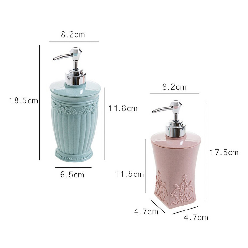 400 ml folyékony szappan adagolók lotion sampon faragott virág pumpás palackok kézi szappantartó kellékek konyhába és fürdőszobába