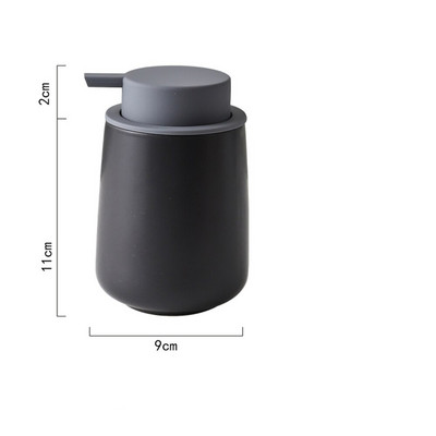 380 ml vonios muilo dozatorius Šampūno buteliukai Nordic Empty Refill Press Keraminis plaukų kondicionierius rankų plovimo dušo želė buteliukas