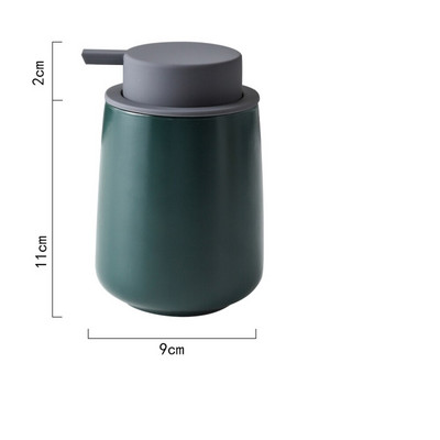 380 ml vonios muilo dozatorius Šampūno buteliukai Nordic Empty Refill Press Keraminis plaukų kondicionierius rankų plovimo dušo želė buteliukas