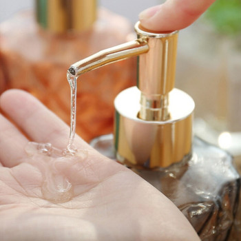 Прозрачен дозатор за сапун Бутилка за многократно пълнене Течен сапун за ръце Дозатор за шампоан за баня Кухня