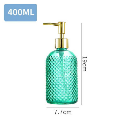 Dozator de săpun transparent Flacon reîncărcabil pentru săpun lichid de mână distribuitor de șampon pentru baie bucătărie