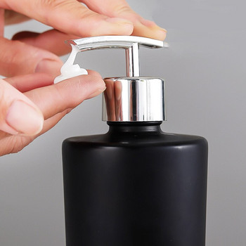 Скандинавски дозатор за сапун за баня Бутилка Дезинфектант за ръце Лосион Стъклена бутилка Преса Контейнер за съхранение на шампоан