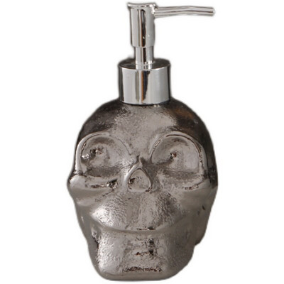 Ezüst hordozható folyékony szappanadagolók Kreatív retro kerámia fürdőszobai kiegészítők tusfürdő samponos flakonok