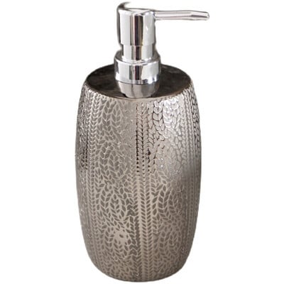 Ezüst hordozható folyékony szappanadagolók Kreatív retro kerámia fürdőszobai kiegészítők tusfürdő samponos flakonok