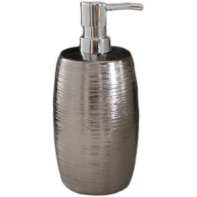 Ezüst hordozható folyékony szappanadagolók Kreatív retro kerámia fürdőszobai kiegészítők tusfürdő samponos flakonok