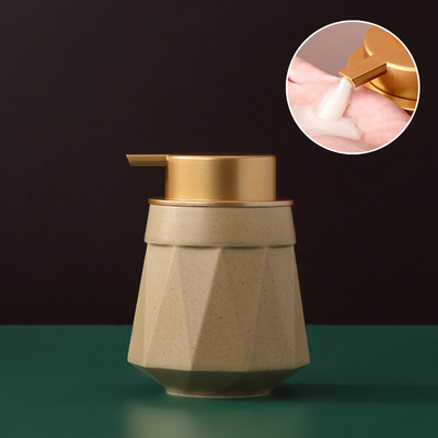 400 ml-es fürdőszobai kiegészítők készlet kerámia folyékony szappan adagoló flakonok tusfürdős flakon kézi prés adagoló Sabonete Liquido