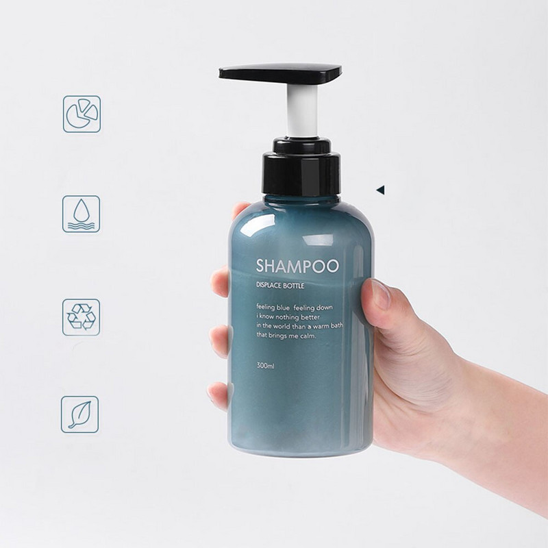 3 az 1-ben szappanadagoló készlet 300 ml-es 500 ml-es üres utántöltő flakon fürdőkondicionáló samponhoz és testmosó palackokhoz műanyag pumpás flakon