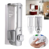 350 ml Falra szerelhető sampon szappanadagoló tartozékok Fürdőszoba zuhany Manuális Folyékony Lotion Pumpa habszappan adagoló